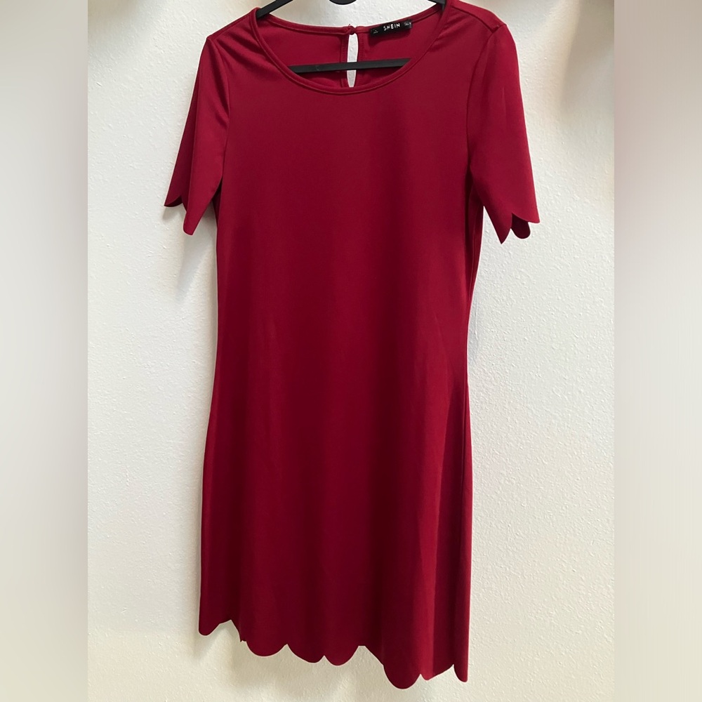 SHEIN Chic Red Dress